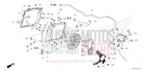 RADIATOR (L.) GL1800DAM de 2021